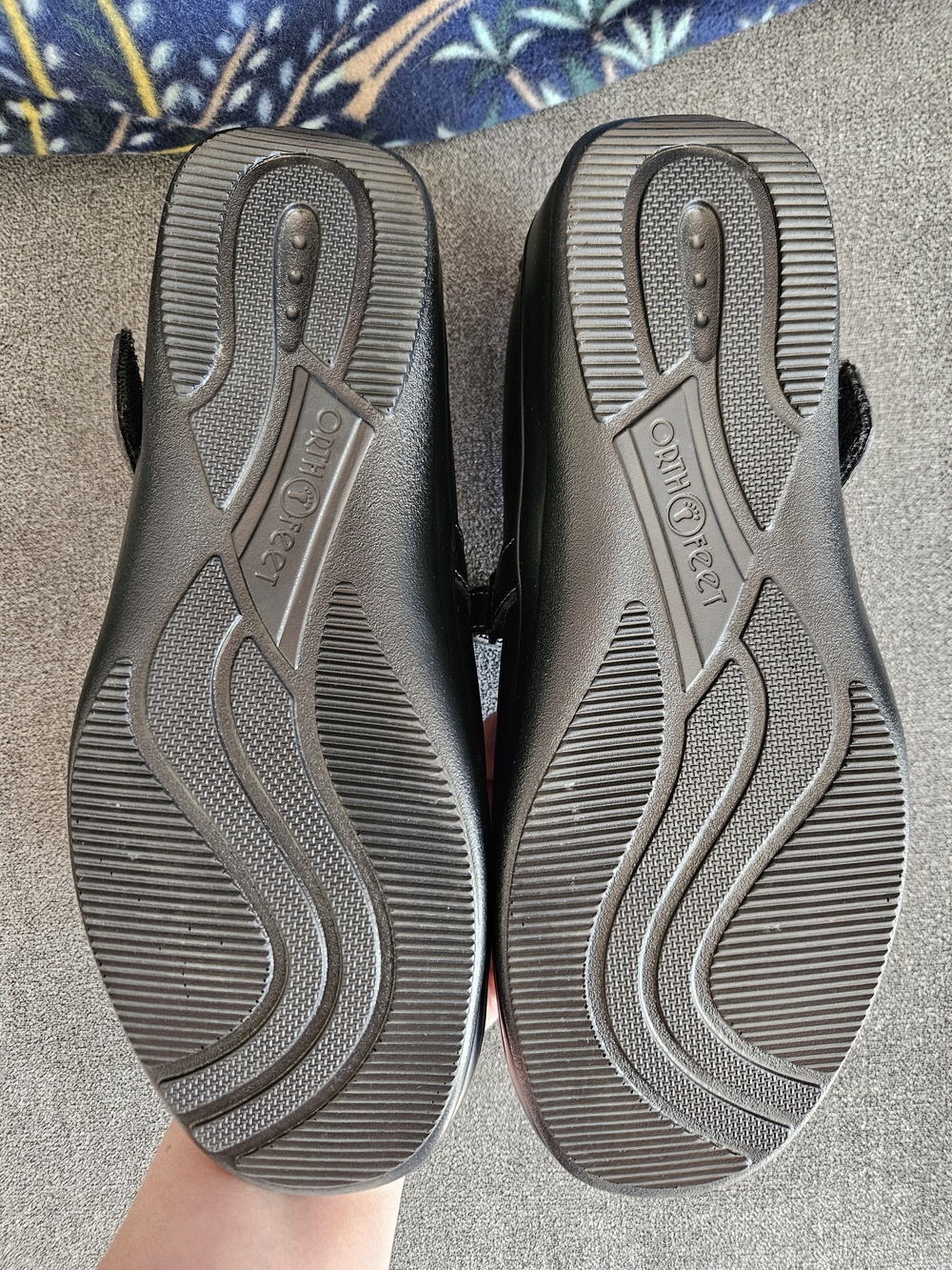 Orthofeet Celina Black Mary Jane Orthopedic Shoes - Like New - Size 9 X-wide - Picture 4 of 8
